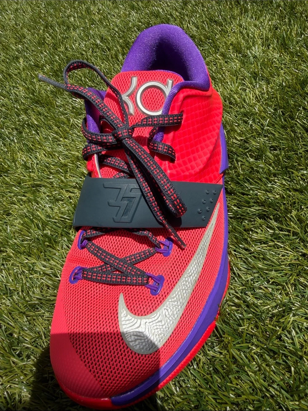 Nike Kd Vii 7 Hyper Punch Youth Pink Purple Training Shoes Sz 6 Y